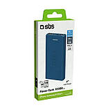Павербанк (Зовнішній акумулятор) SBS TTBB10000FASTK 10000Mah. BV-643 Колір: синій, фото 11