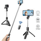 Штатив маленький Selfie Stick L02 Штатив для камери та телефону | Selfie палиця для екшн камери | Паличка BW-813 для селфі, фото 3