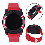 Розумний смарт-годинник Smart Watch V8. VX-908 Колір: червоний, фото 4