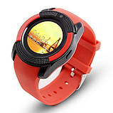 Розумний смарт-годинник Smart Watch V8. VX-908 Колір: червоний, фото 3