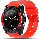 Розумний смарт-годинник Smart Watch V8. VX-908 Колір: червоний, фото 5