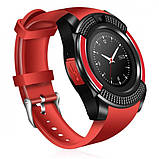 Розумний смарт-годинник Smart Watch V8. VX-908 Колір: червоний, фото 7