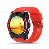 Розумний смарт-годинник Smart Watch V8. VX-908 Колір: червоний, фото 8