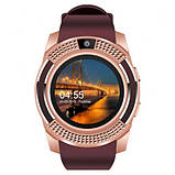 Розумні смарт-годинник Smart Watch V8. NX-704 Колір: коричневый, фото 7