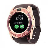 Розумні смарт-годинник Smart Watch V8. NX-704 Колір: коричневый, фото 4