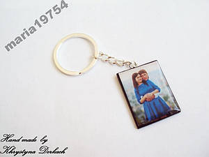 Брелок із фото будь-якої фотоЕКСКЛЮЗИВ!