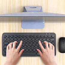 Тонка Бездротова клавіатура та миша 8887, фото 2