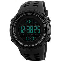 Годинник наручний чоловічий SKMEI 1251BK ALL BLACK, фірмовий спортивний годинник. JM-552 Колір: чорний