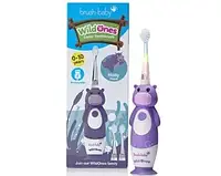 Электрическая зубная щетка Brush-Baby Sonic Toothbrush (0-10 лет) - Бегемотик