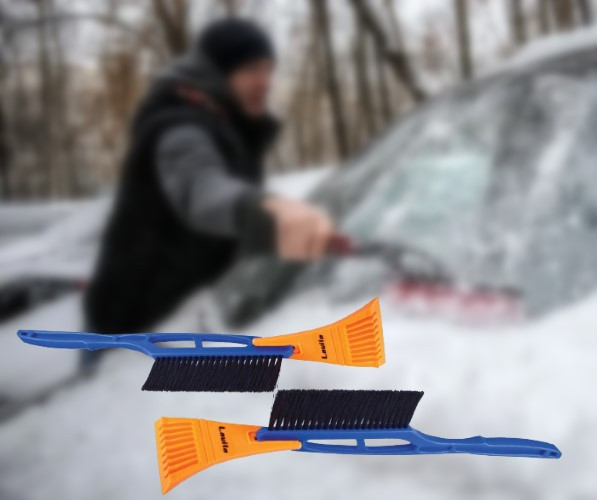 Щітка зі шкребком 41 см від снігу