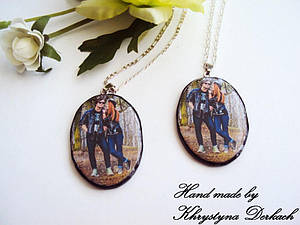 Підвіска-кулон із фото на замовлення з ланцюжком ЕКСКЛЮЗИВ!