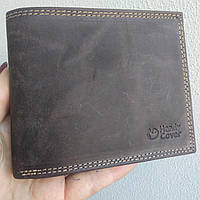 БРАК! УЦЕНКА! Мужское кожаное портмоне Handycover N992-CHM коричневое без застежки