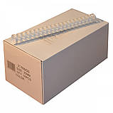 Пружини пластикові для палітурки Agent A4 50 шт 25 мм Білі (8888821250024), фото 2