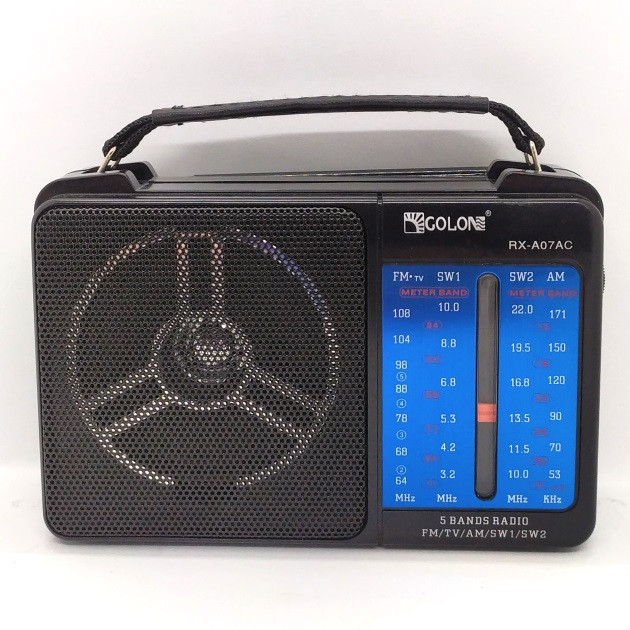 Радіоприймач радио FM Golon RX-A08AC синій - фото 1 - id-p2079322688