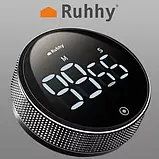 Магнітний цифровий світлодіодний таймер Ruhhy (22052), фото 11