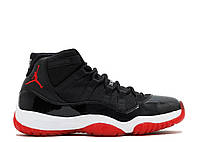 Кросівки чоловічі Air Jordan 11 Retro Playoffs Bred AJ11 ейр джордан 11 ретро чорні J-1006