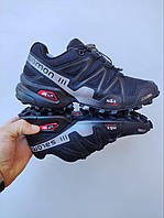 Мужские кроссовки Salomon Speedcross Grid Black&Silver 41-45