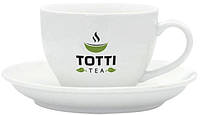 Керамічна чашка з блюдцем TOTTI Tea, 200 мл.