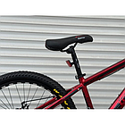 Велосипед гірський алюмінієвий Toprider 680 26" рама 17 обладнання Shimano Червоний, фото 5