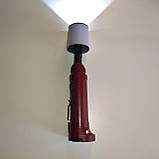 Фонарь светодиодный аккумуляторный WORKLIGHT 072-XPE (5 режимов, магнит, Type-C), фото 4