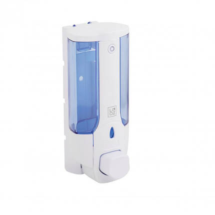 Дозатор для рідкого мила Lidz Playa 0101 настінний 380 мл LDPLA0101WHI22316 White, фото 1