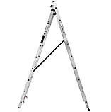 Драбина алюмінієва 3-секційна LADDER STANDARD (3х9 щаблів) (190-9309), фото 8