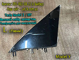 Декоративна накладка лівого дзеркала Tesla Model Y, заглушка ліва, трикутник, кутик (1495632-00-A)