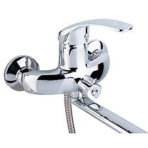 Змішувач для ванни Lidz Mars 005 з поворотним виливом (з душовим гарнітуром) (k40) LDMAR005CRM34853 Chrome, фото 3