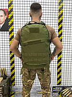 Тактический рюкзак UNION Oxford 38л, армейский рюкзак с мягкой уплотненной спинкой и системой Molle Олива