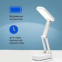 Настольная LED лампа c аккумулятором 1200 mAh, светодиодная лампа (40001)
