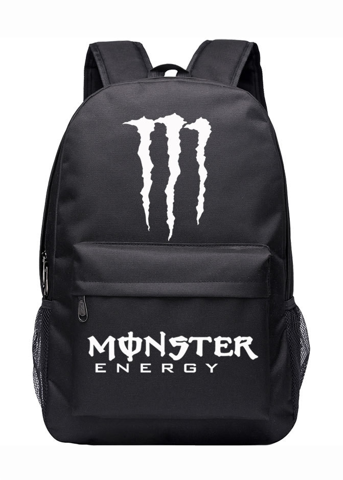 Фосфорний рюкзак Monster шкільний портфель чорний, фото 1