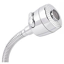 Змішувач для кухні Lidz Agata 008F4 з гнучким виливом (k40) LDAGA008F4CRM35126 Chrome, фото 4