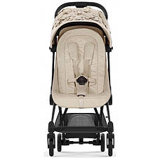 Cybex Coya Simply Flowers Beige шасі matt black прогулянкова коляска, фото 3