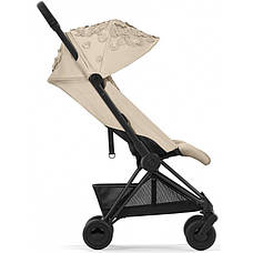Cybex Coya Simply Flowers Beige шасі matt black прогулянкова коляска, фото 4