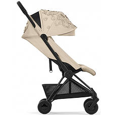 Cybex Coya Simply Flowers Beige шасі matt black прогулянкова коляска, фото 5