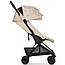 Cybex Coya Simply Flowers Beige шасі matt black прогулянкова коляска, фото 4