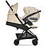 Cybex Coya Simply Flowers Beige шасі matt black прогулянкова коляска, фото 6