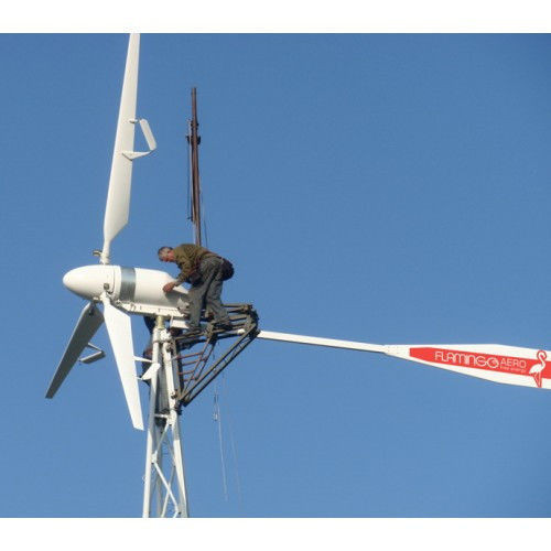 Ветрогенератор FLAMINGO AERO-6.7 (4 кВт) с инвертором (6 кВт) + АКБ - фото 2 - id-p2079303030