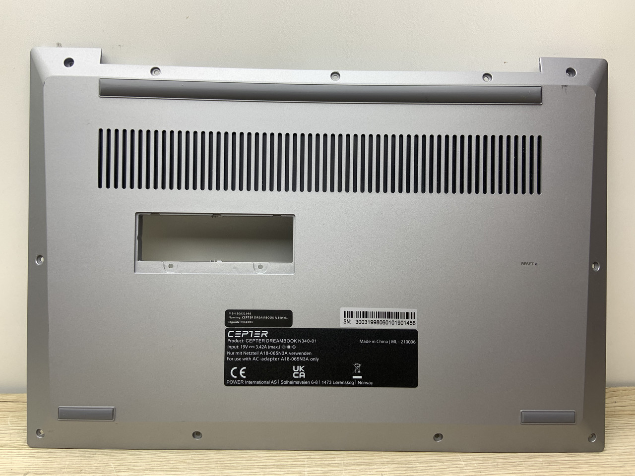 Cepter DreamBook N340-01 Корпус D (нижня частина корпусу) 3.5+A бу