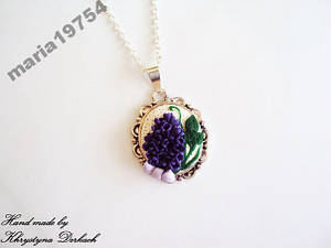 Підвіска кулон квітка бузок АЖУР! Ретро! ХІТ!