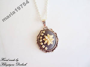 Підвіска кулон квітка АЖУР! Ретро! НОВИНКА!