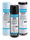 Покращений комплект картриджів Ecosoft 1-2-3 (PP5.B-GAC-CTO10) для фільтра зворотного осмосу (CHV3ECO), фото 4