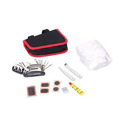 Набір велоінструменту з 10-ти предметів у сумці KL-9815 Kenli