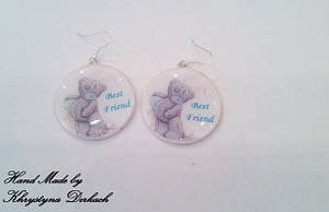 Сережки сережки Teddy Best friend