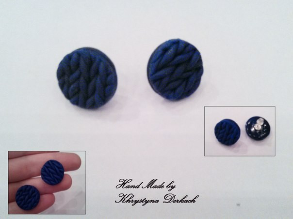 Сережки гвоздики різні кольори, фото 1