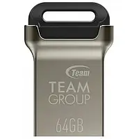Флеш память Team C162 TC162364GB01 Black Silver 64 GB USB 3.0