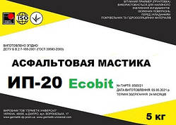 Мастика асфальтова ІП-20 Ecobit відро 5,0 кг ДСТУ Б В.2.7-108-2001