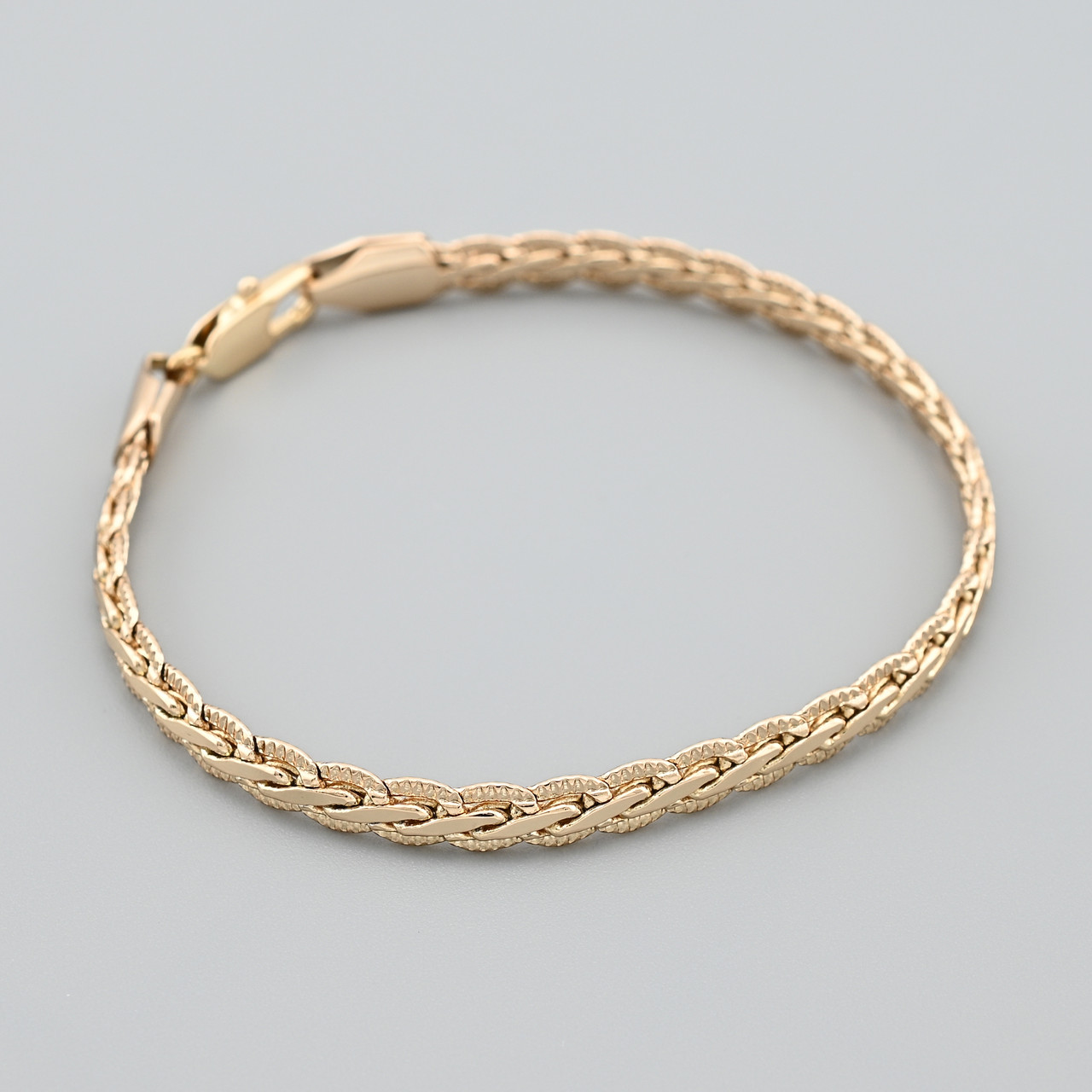 Браслет 41244 ширина 4 мм позолота 18К довжина 17, фото 1