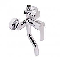 Душова система універсальна Qtap Plava на три споживачі (з виливом) з поличкою QT1005CRM Chrome, фото 3