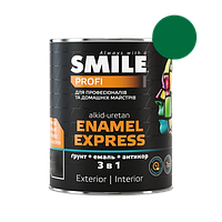 Емаль антикоррозійна Smile 3 в 1 "гладке покриття" RAL 6029 зелена 2 л